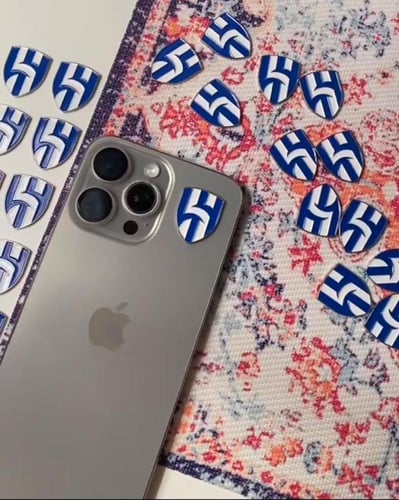 نادي الهلال ملصق معدن 3M