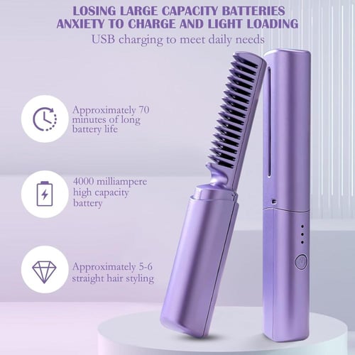 مشط حراري متنقل للشعر