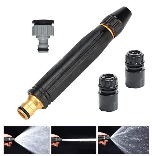 رشاش ماء عالي الضغط للخرطوم – قابل للتعديل مع وصلا...