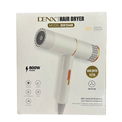 DENX- مجفف شعر احترافي م/DX1348ماركة دينكس