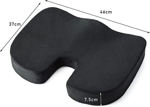 وسادة كرسي طبي لون اسود