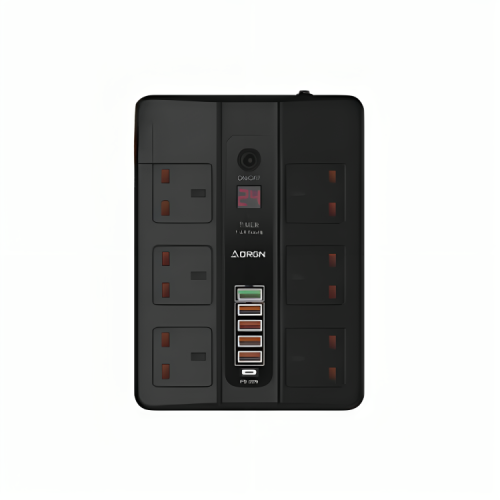 توصيلة الذكية 6 منافذ +5 منافذ usb + منفذ PDسريع -...