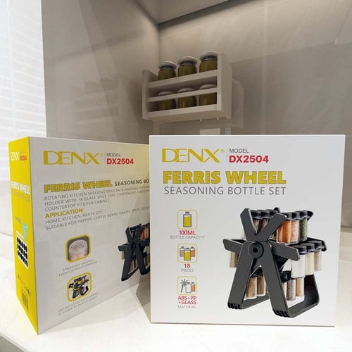 DENX - حافظة توابل سهلة الاستخدام م/DX2504 ماركة د...