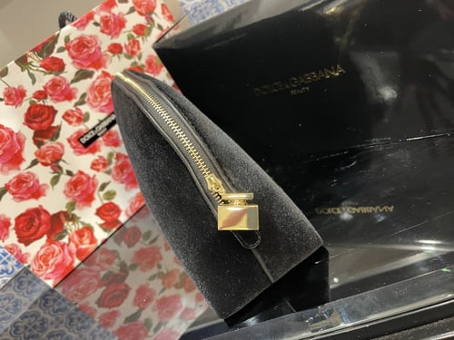 شنطة دلتشي قبانا اسود + كيس مورد