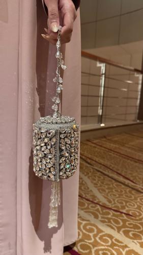 Mini silver crystal