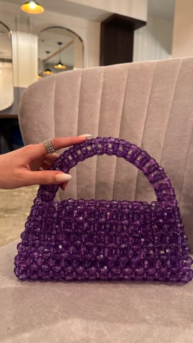 شنطة كريستال (بنفسج)