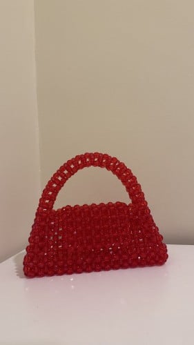 شنطة كريستال ( احمر )