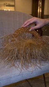 Gold feather