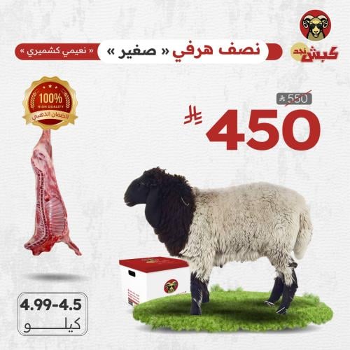نصف نعيمي كشميري هرفي (صغير)