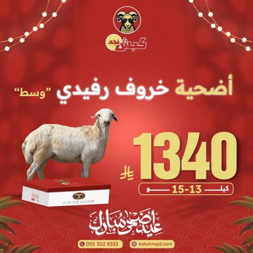 أضحية خروف رفيدي وسط