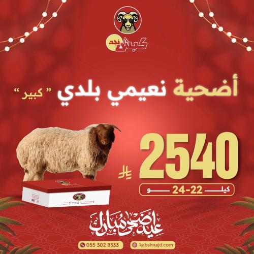 أضحية نعيمي بلدي كبير