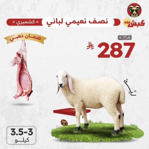 نصف نعيمي كشميري لباني (ليّة)