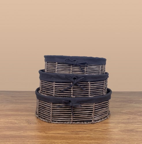 طقم علب تخزين 3 مقاسات بيضوي