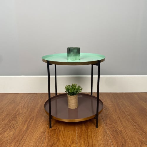 طاولة تقديم مدورة 2 دور