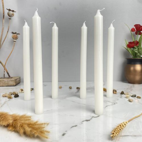 Long finger candles 12 pieces