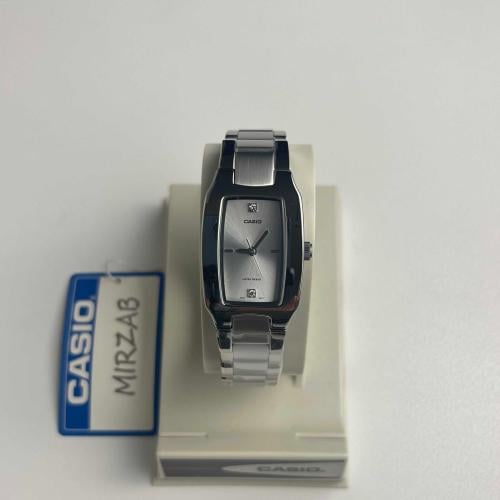 ساعة كاسيو نسائي فضي | LTP-1165A