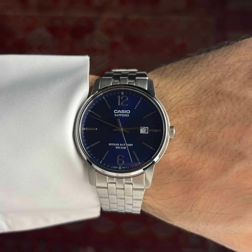 ساعة كاسيو أزرق | MTP-110D