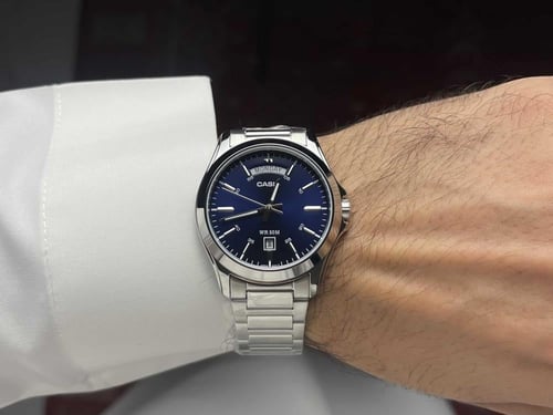 ساعة كاسيو كحلي | MTP-1370D-2A2VDF