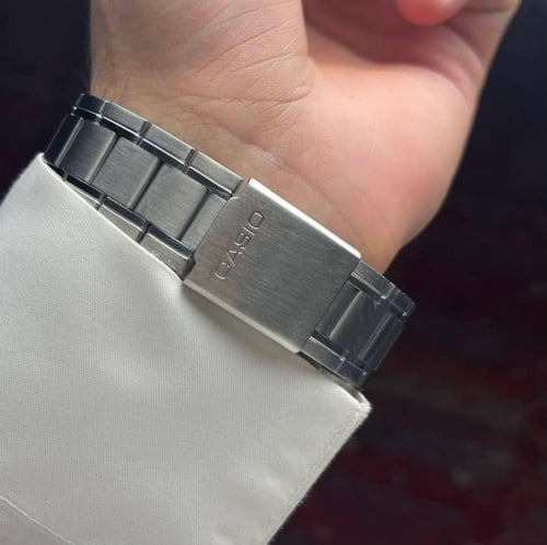 ساعة كاسيو روماني أسود | MTP-V002D-1B3UDF