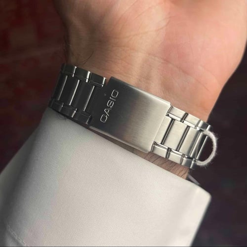 ساعة كاسيو أبيض MTP-1183A