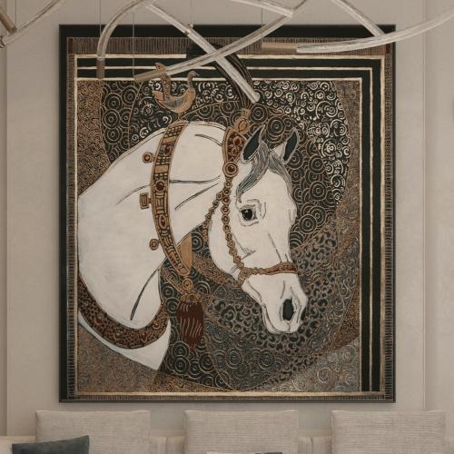 لوحة الخيل العربي الأصيل