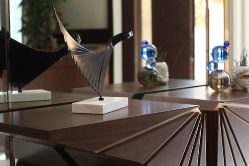 كونسول خشبي