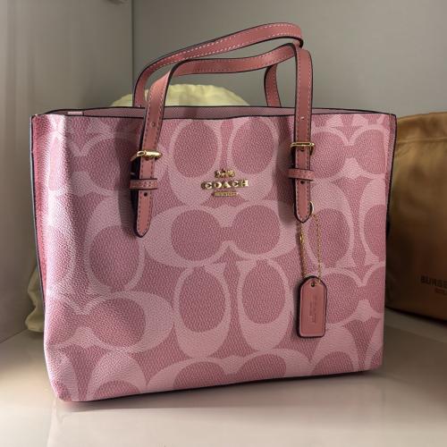 شنطة كوتش باودر بينك coach powder pink