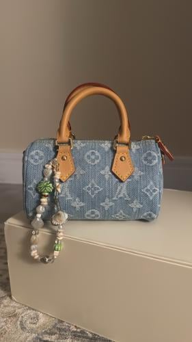 حقيبة إل في نانو سبيدي - lv Nano speedy blue denim