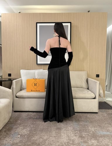 فستان سهره اسود انيق