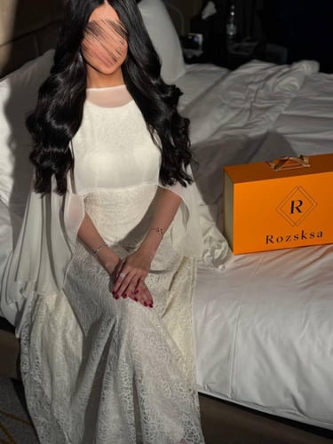 فستان اوف وايت راقي