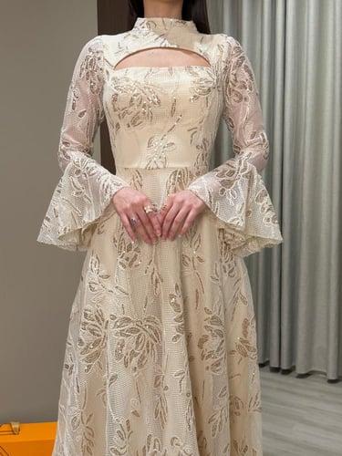 فستان تنتيل بيج للعيد