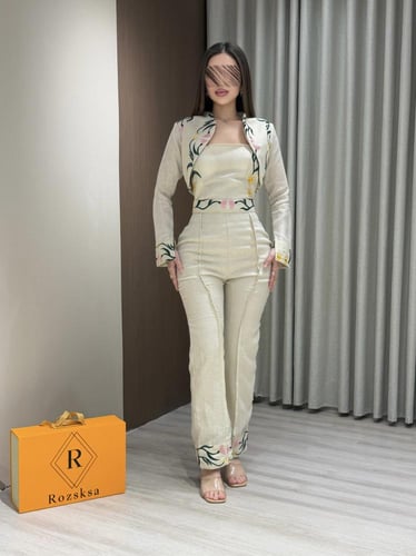 طقم جمبسوت قطعتين للعيد