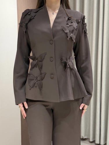 طقم جمبسوت بني