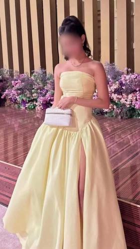 فستان اصفر شانطون