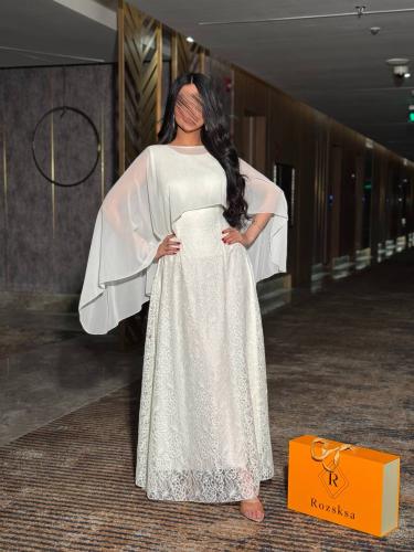 فستان اوف وايت راقي