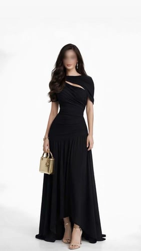 فستان ابيض ناعم للعيد