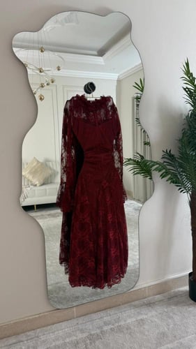 فستان عودي تنتيل