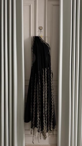 فستان ناعم للعيد اسود