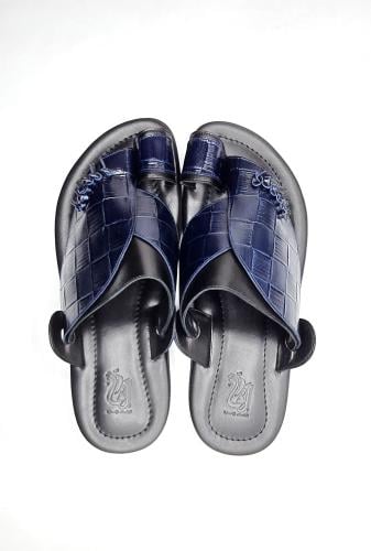 احذية 371 حذاء شرقي كحلي