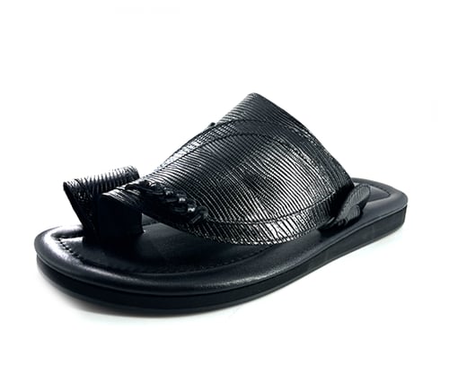 حذاء جلد اسود رسميه 801