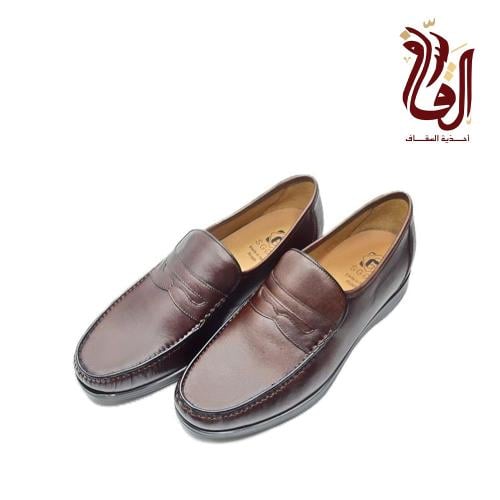 احذية 1159 جزمة بني كلاسيك