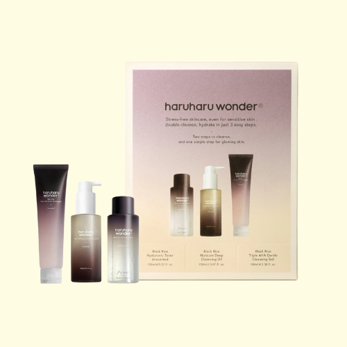 haruharu wonder - Cleanse and Glow Set الحجم الكبي...