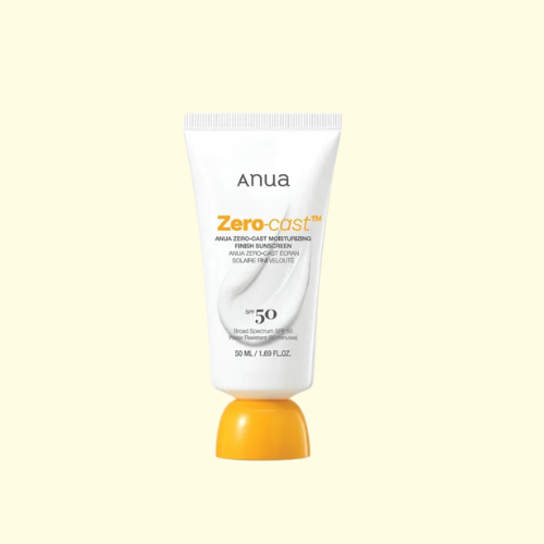 Anua - Zero-Cast Moisturizing Finish Sunscreen واق...