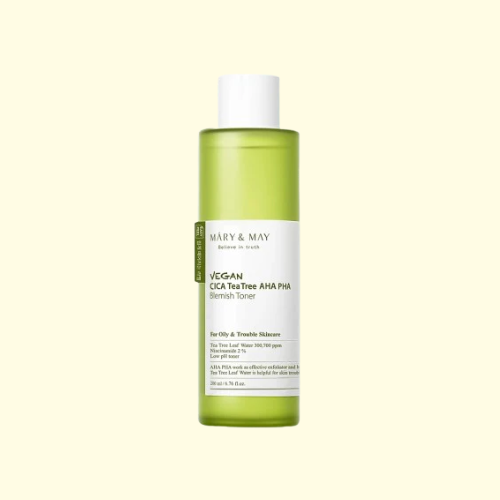Mary&May - Vegan Cica Teatree AHA PHA Blemish Tone...