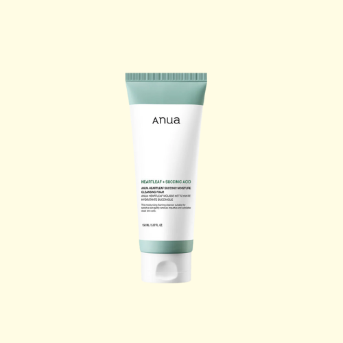 Anua - Heartleaf Succinic Moisture Cleansing Foam...