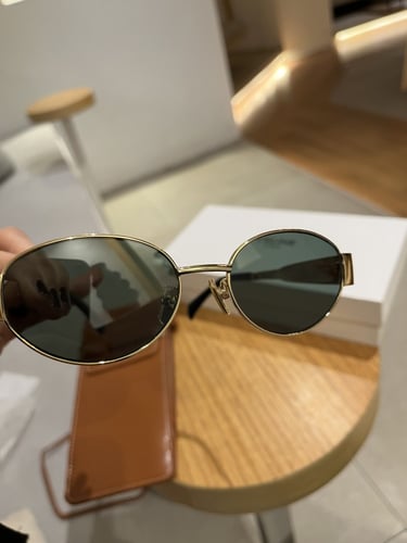 نظارة شمسية سيلين celine مع الحقيبة البنية