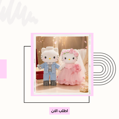 طقم دمى زفاف هالو كيتي ودانيال