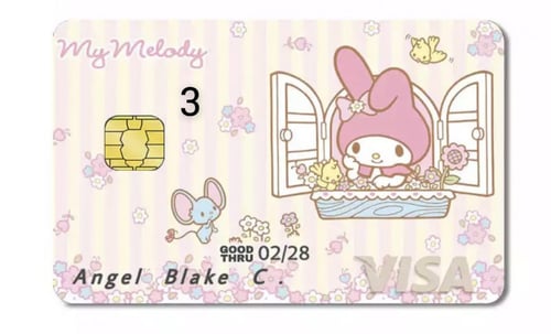لاصق هيلوكيتي للبطاقة الائتمانية