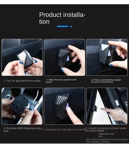 اضاءة باب السيارة هيلوكيتي