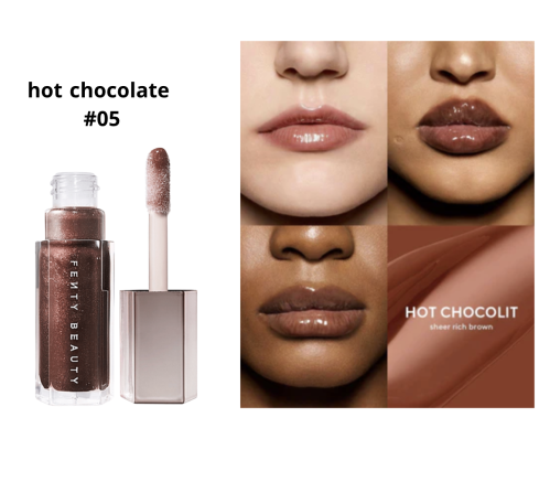 قلوس ملمع ومكبر شفاه فنتي بيوتي Hot Chocolate 05